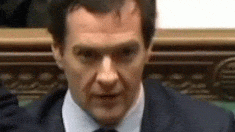 What on earth was going on with George Osborne at PMQs?