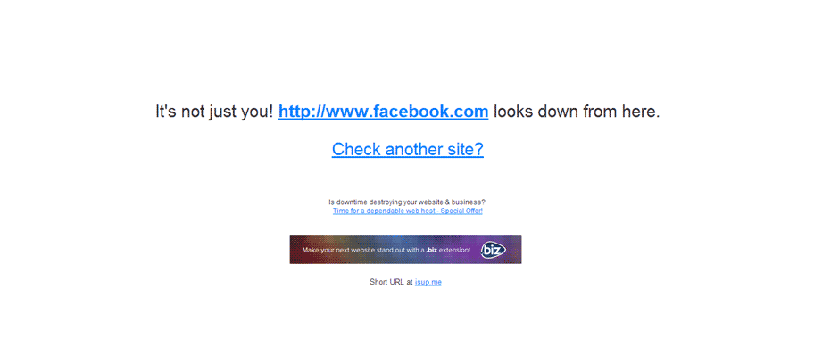 Facebook down, bad jokes about Facebook being down up