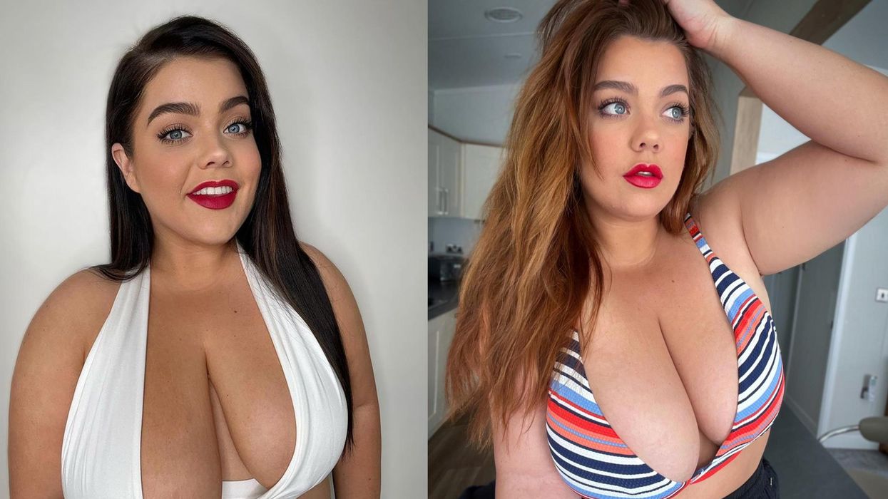 Woman with one breast bigger than the other becomes huge hit on OnlyFans |  indy100