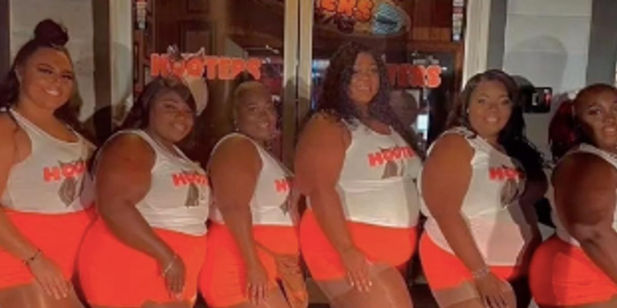 Plus-size women in Hooters uniforms sparks debate after viral