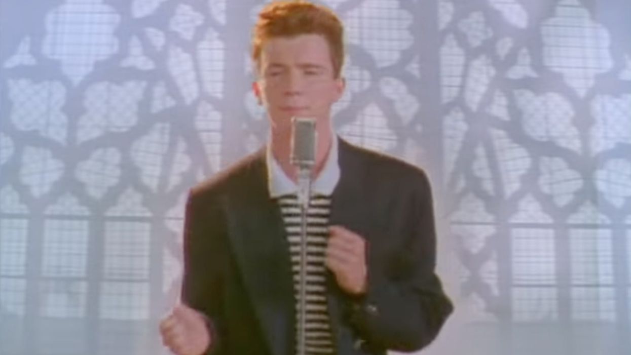 Who was the first person to get Rickrolled? 