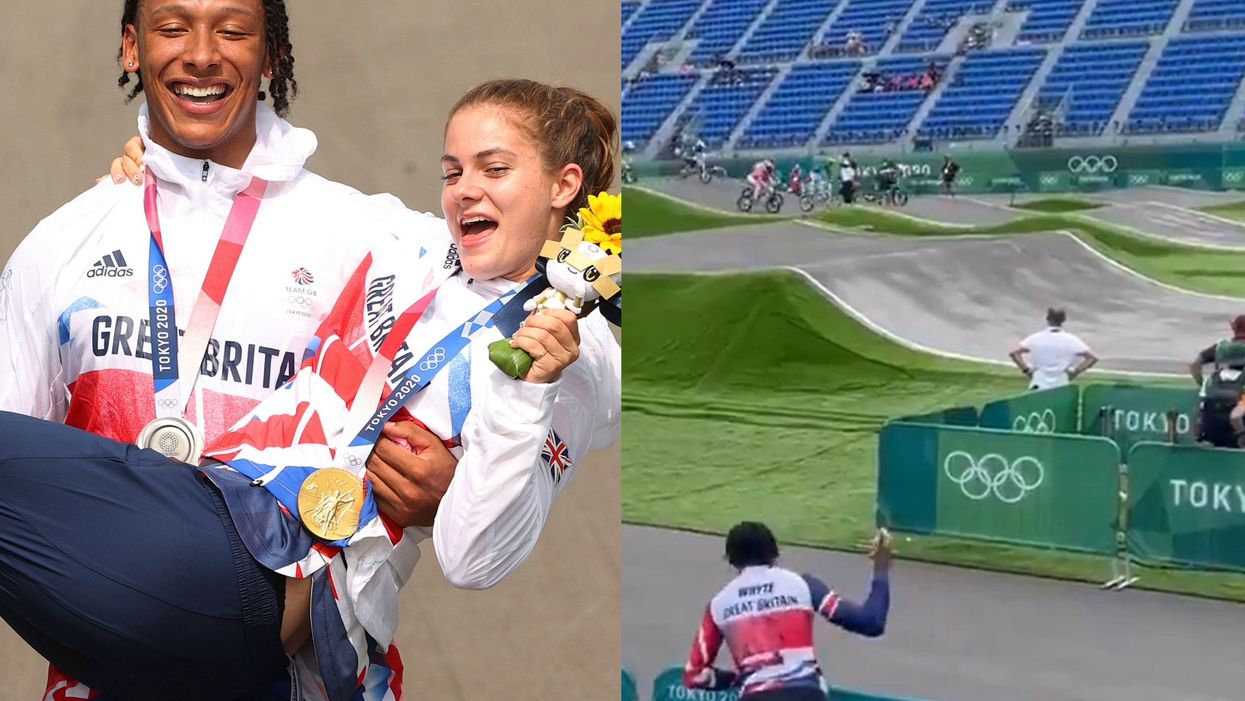 Video of Kye Whyte cheering BMX teammate Beth Shriever to victory is the best thing you’ll watch today