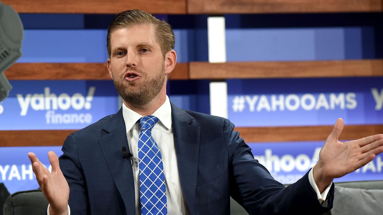 Eric Trump moaned that 'facts don't matter' to the media and irony just exploded