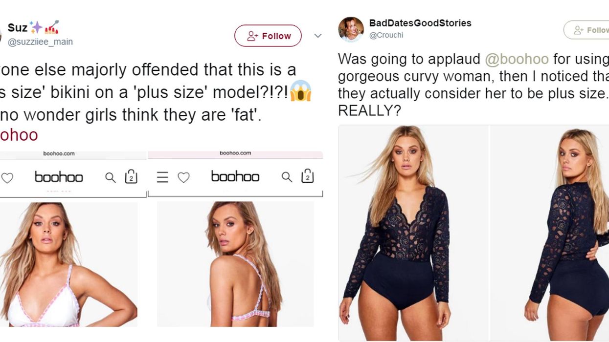 Fashion brand slammed for using thin models to sell plus-size clothes, indy100