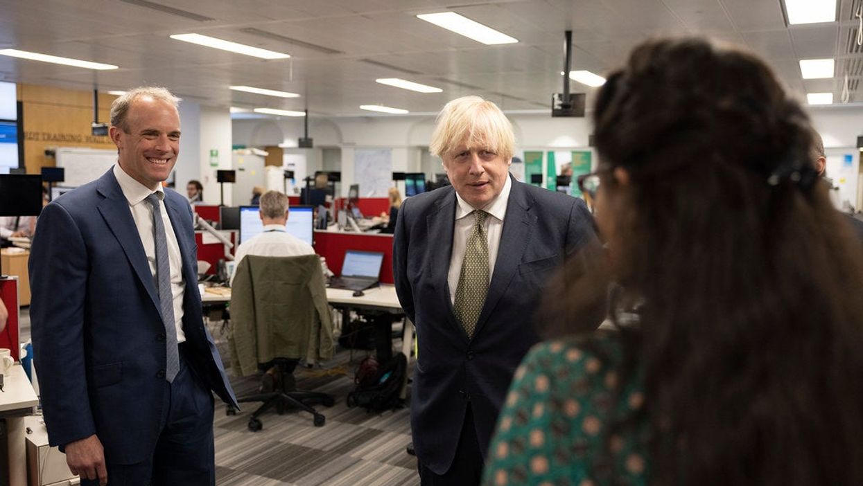 Boris Johnson’s visit to Afghan crisis centre is giving people major ‘The Thick of It’ vibes