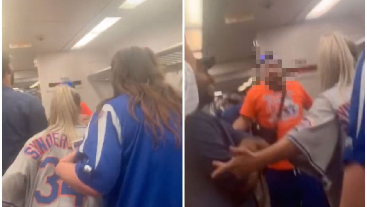 Viral video shows almost entire train carriage confronting man for ‘slut-shaming’ woman