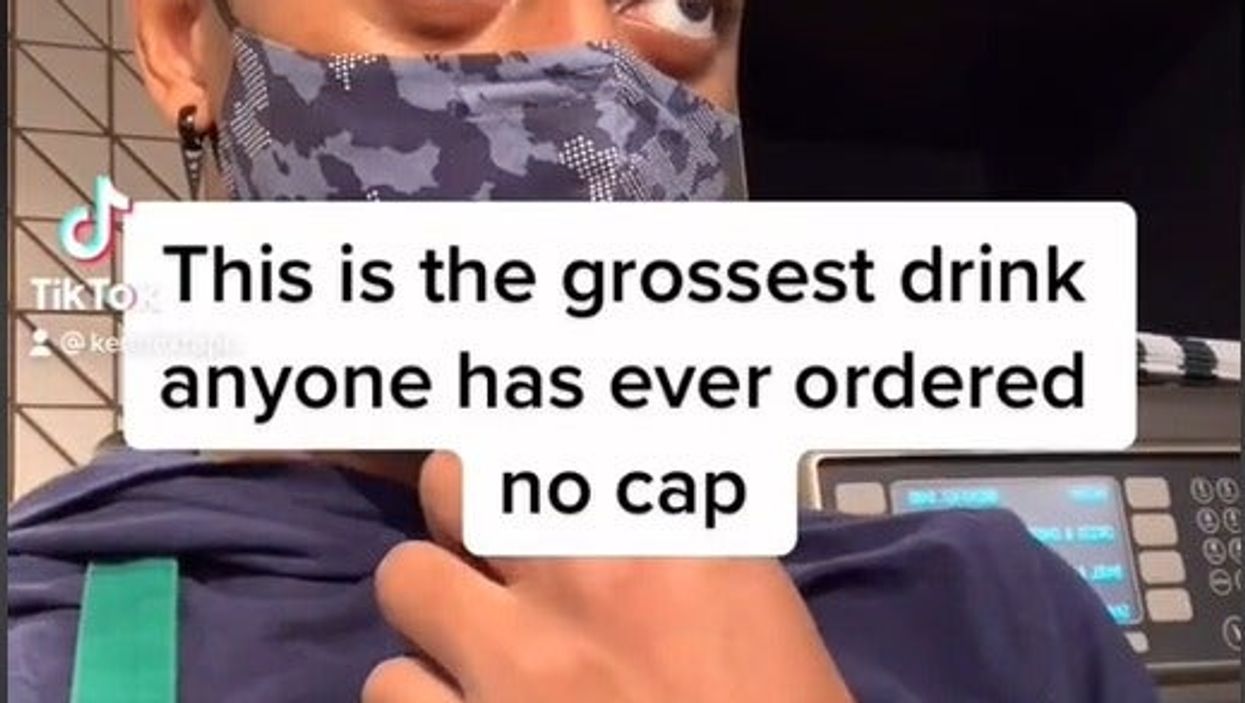 Starbucks barista divides TikTok by sipping ‘grossest’ drink he’s ever made