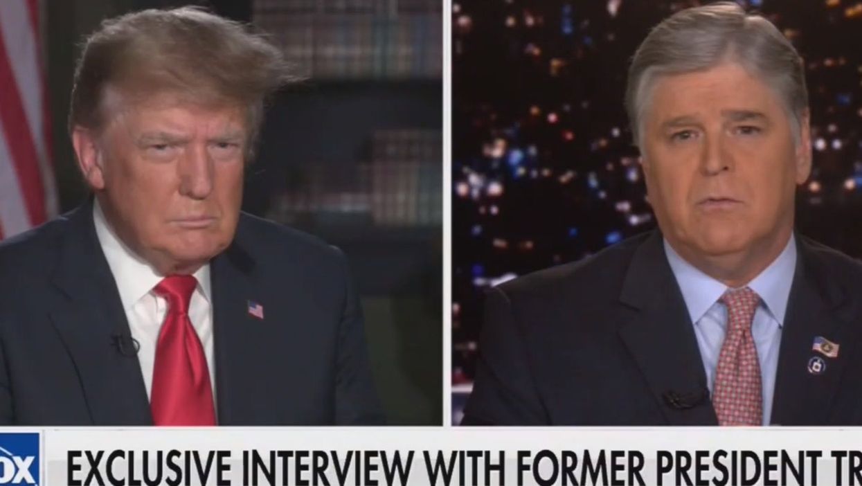 ‘Holy dementia Batman’: Wild Hannity interview just reminded everyone how absurd Trump presidency was