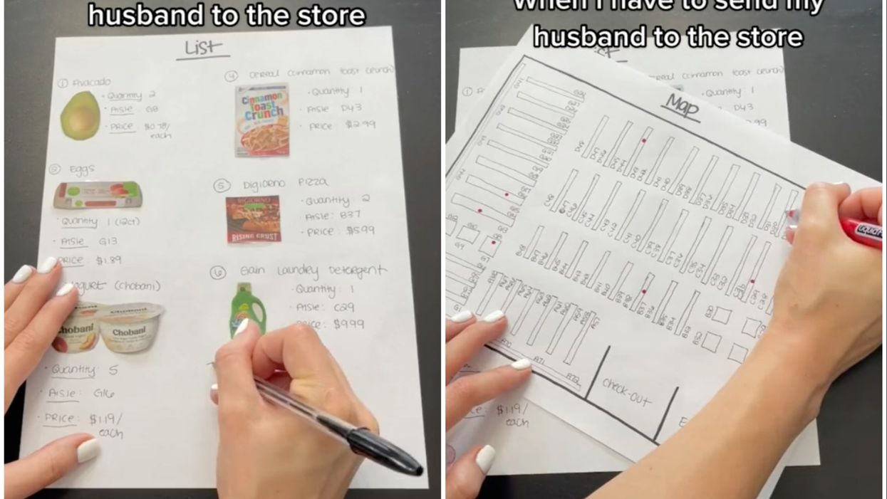 Woman’s painstaking ‘shopping list’ for husband sparks debate over male ‘incompetence’
