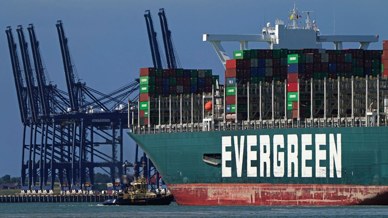 Ever Given just went back through the Suez Canal and the world held its breath