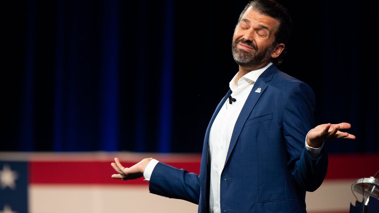 Donald Trump Jr makes bizarre statement at Texas Youth Summit: ‘Predators prey on the weak’