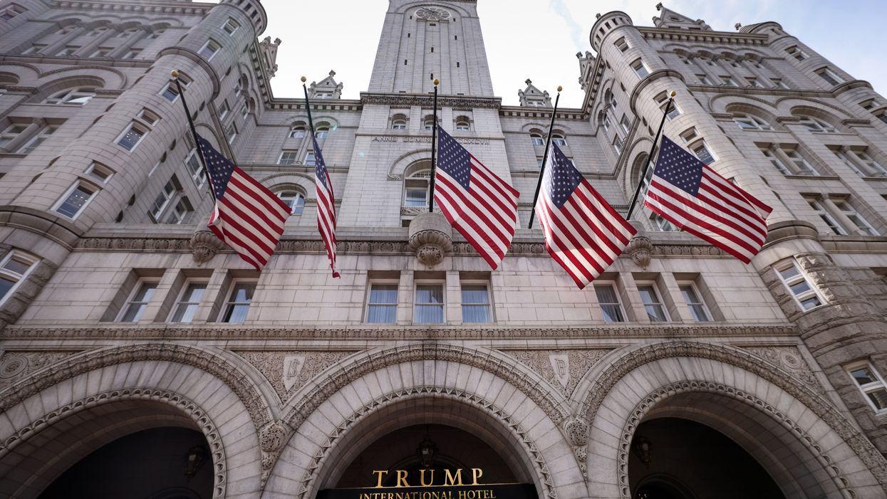 Trump’s Washington hotel ridiculed as video emerges of empty lobby