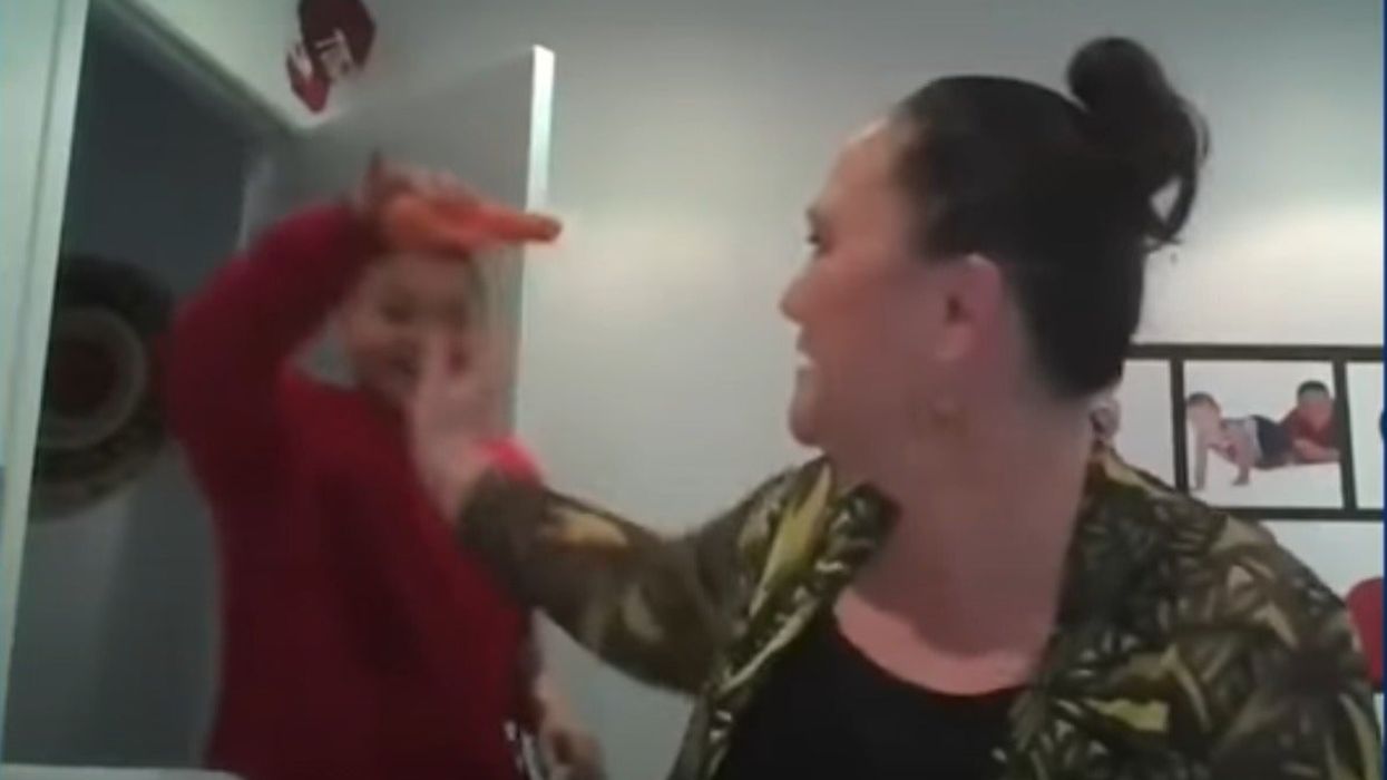 Hilarious moment New Zealand minister’s TV interview is interrupted by son waving phallic carrot