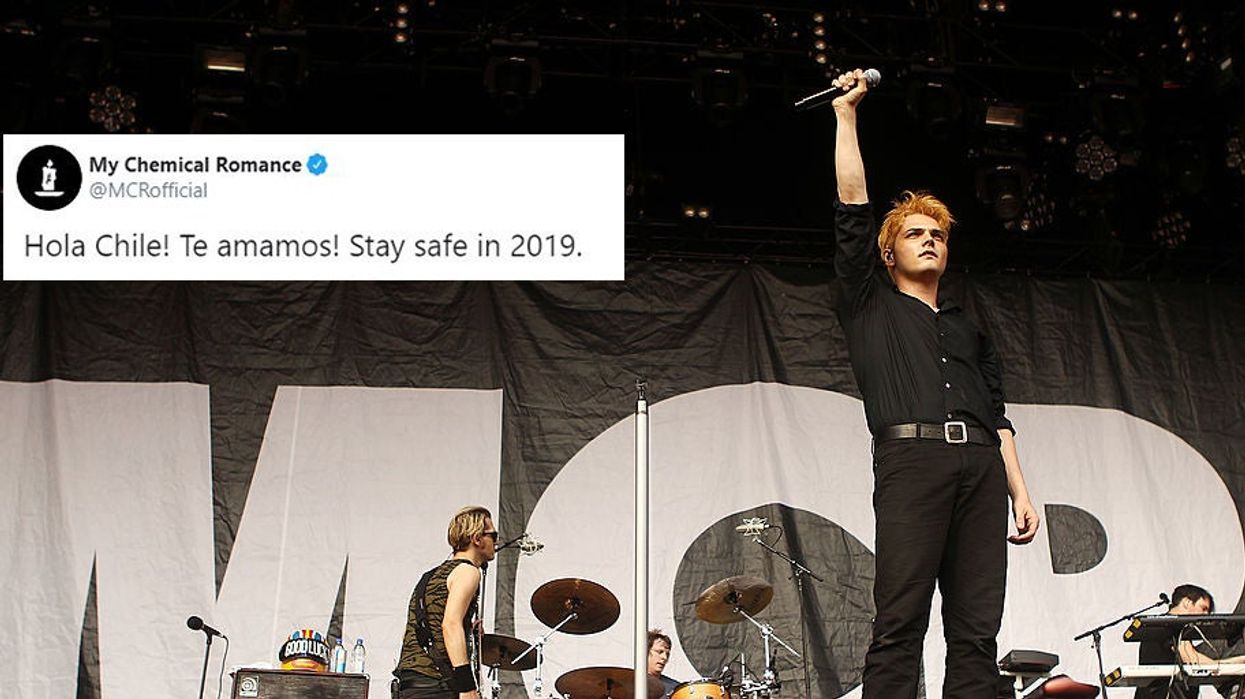 Cryptic My Chemical Romance tweet appears to predict Chile uprising eight years before it happened