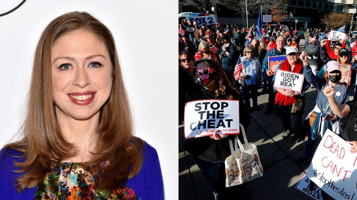 Chelsea Clinton perfectly calls out Trump supporters for protesting outside her parents' house