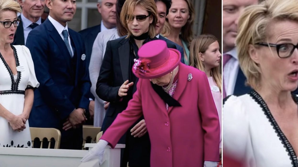 Gillian Anderson shares bizarre anecdote about the time she met the real Queen
