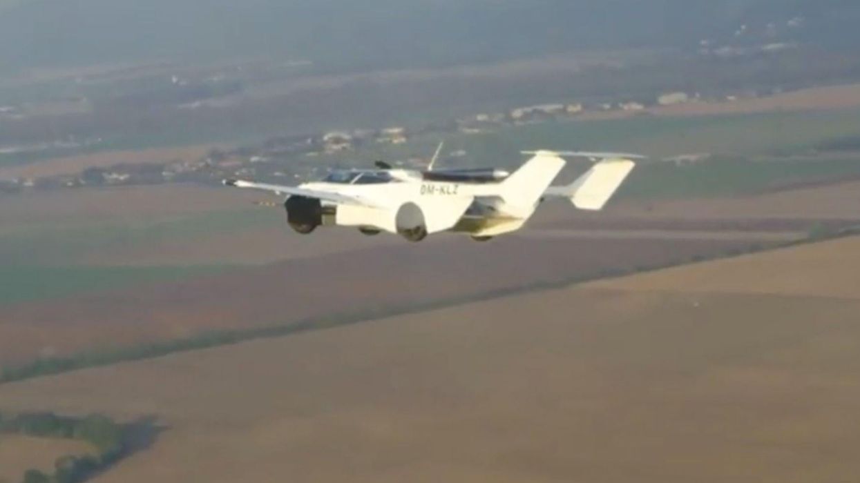 Incredible video shows prototype of a flying car in action for the first time ever