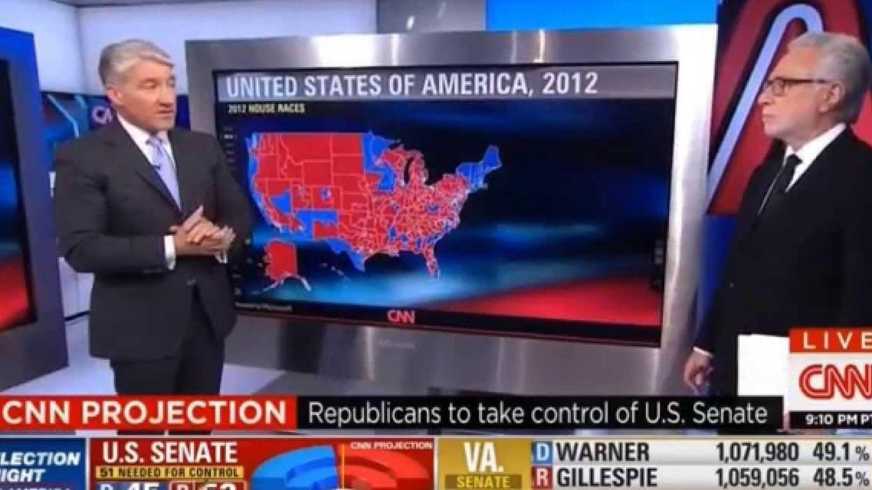 A relaxation app sponsored CNN's coverage of the election and people appreciated the irony