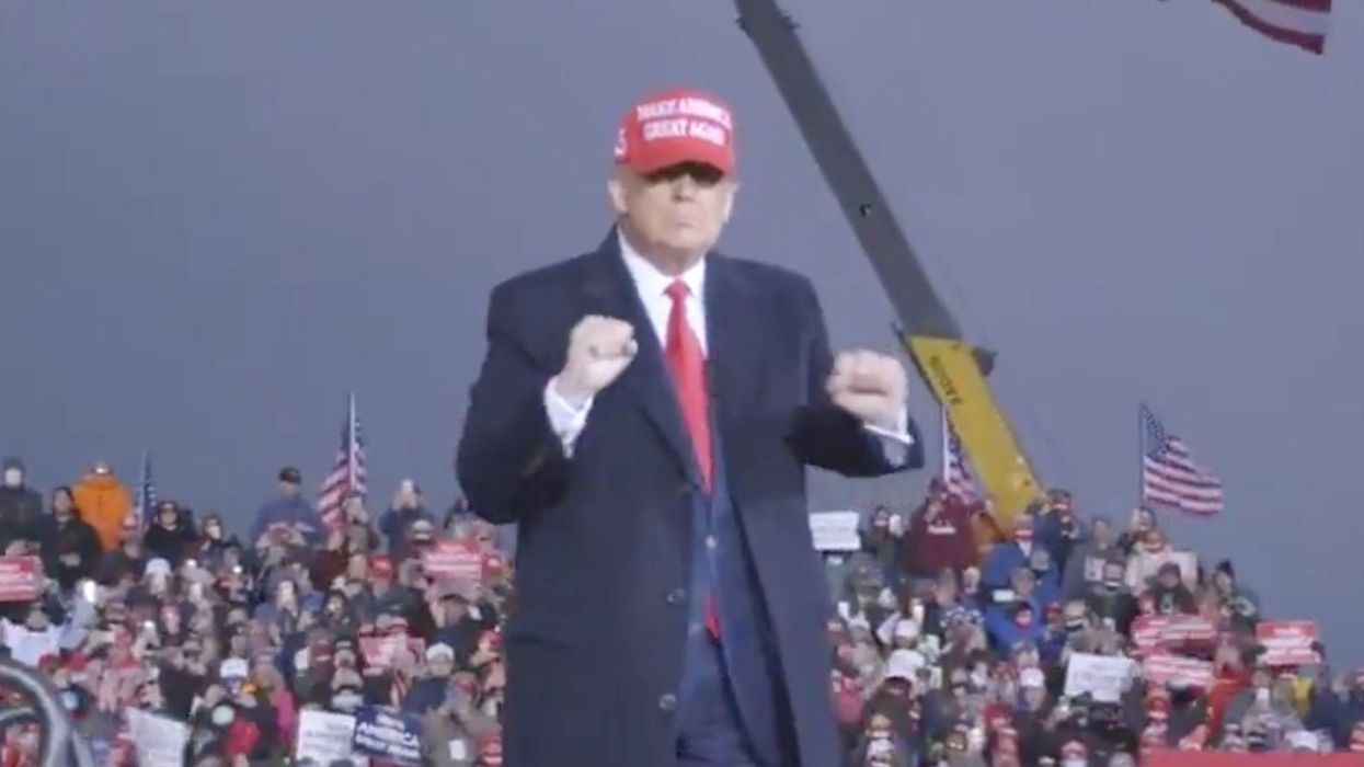 Trump just posted a video of himself dancing to win more votes and no one knows what to think