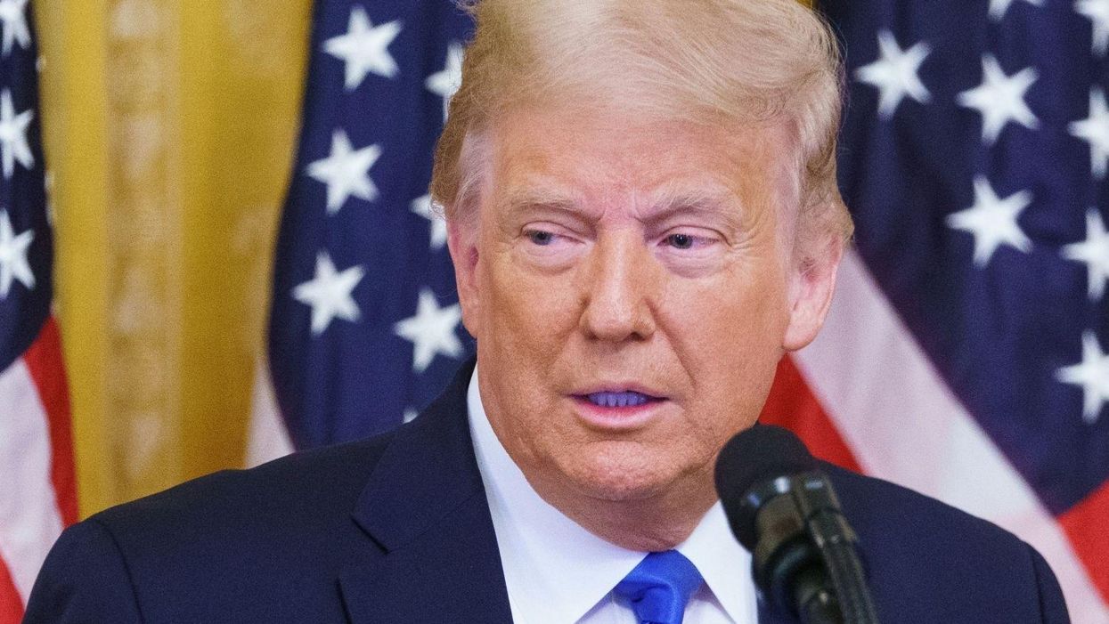 Magazine cover goes viral for 'eery' illustration featuring Trump's face hidden in American flag