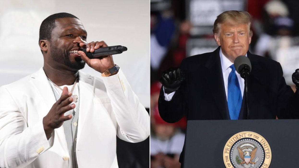 50 Cent just changed his mind about backing Trump, saying he 'never liked him'