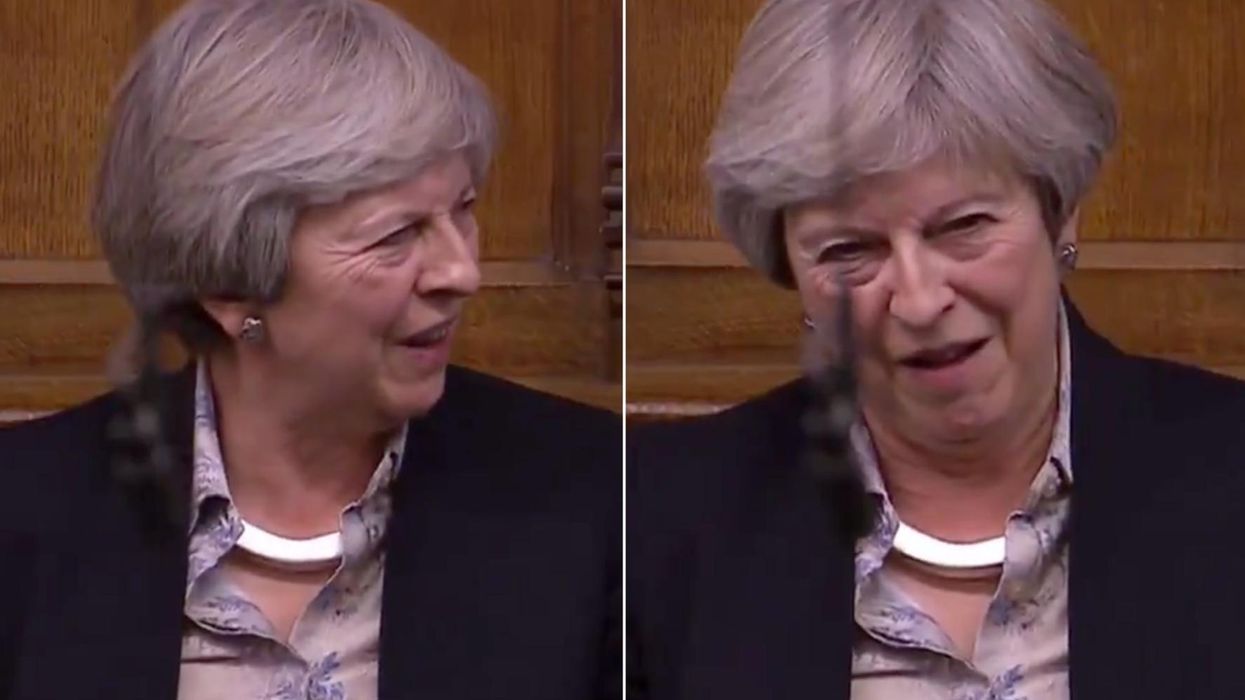 Theresa May's face tells you everything you need to know about Michael Gove's latest Brexit plans