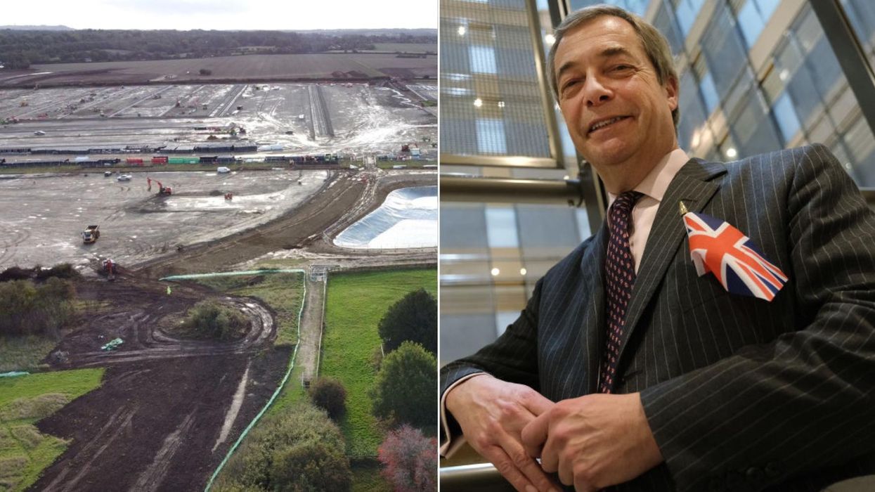 Remainers brilliantly troll Farage with petition to name Kent lorry park after him