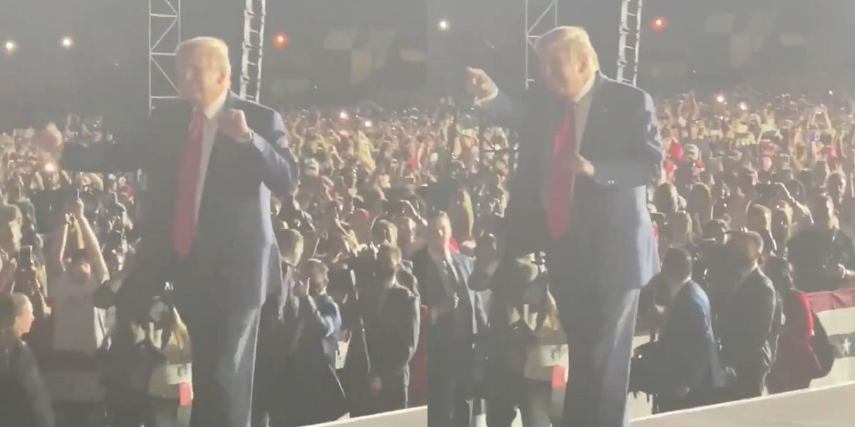 Trump dances to 'YMCA' at Florida rally in bizarre video | indy100 ...