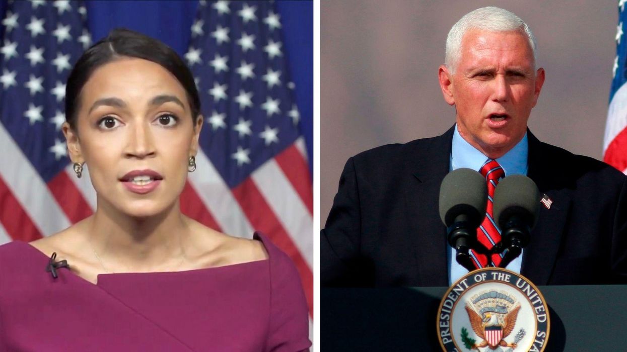 Mike Pence accused of 'disgraceful misogyny' for 'disrespectful' comment about Alexandria Ocasio-Cortez