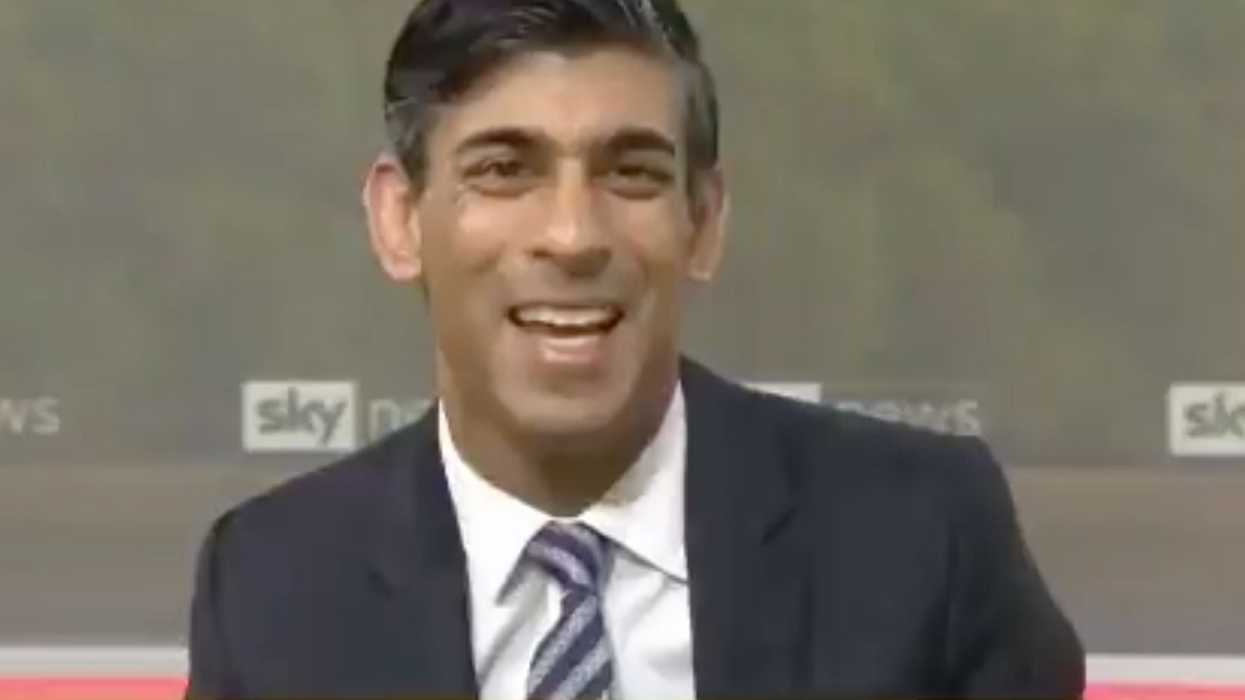 Rishi Sunak said Britain should be 'grateful' for Boris Johnson's leadership and people aren't happy