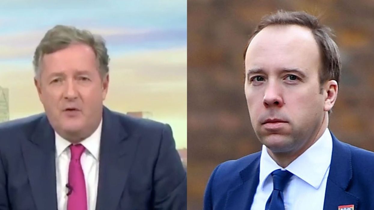 Matt Hancock accused of telling 'an absolute porky' as Piers Morgan brutally calls out 'made up' figures on live TV