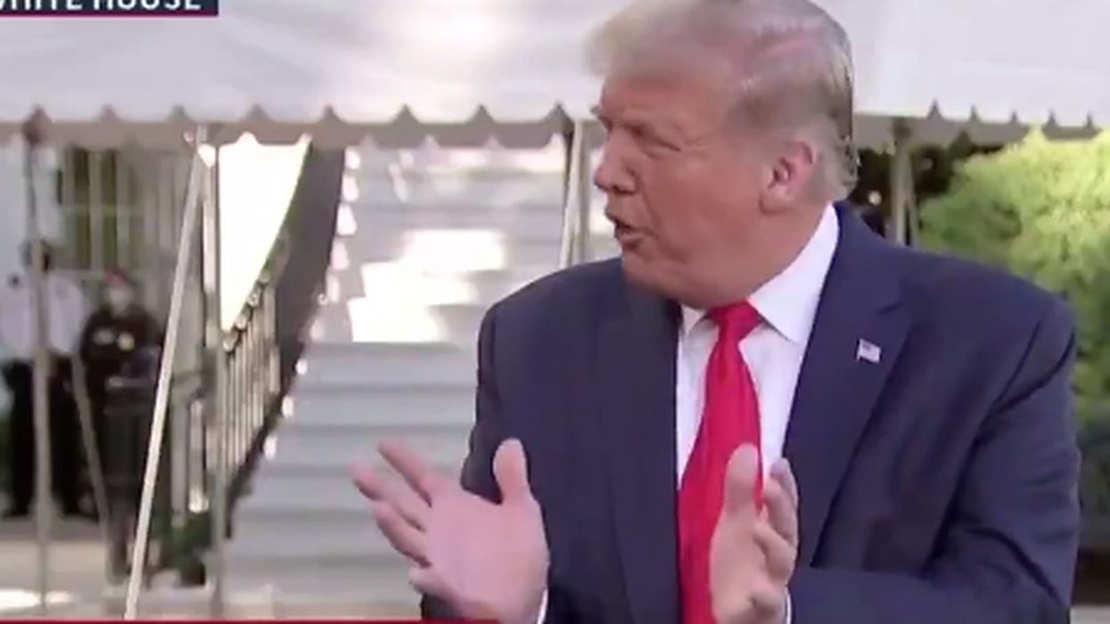 Trump accused of making a 'creepy' and 'misogynistic' gesture after saying the word 'woman'