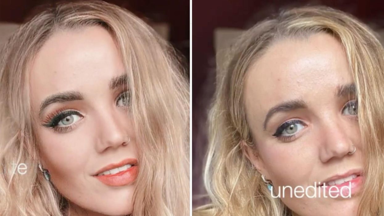 These two Instagram photos prove just how deceptive filters can be