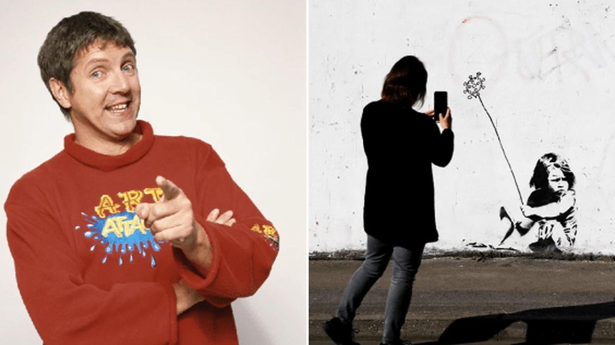 Why did everyone think Art Attack's Neil Buchanan was secretly Banksy?