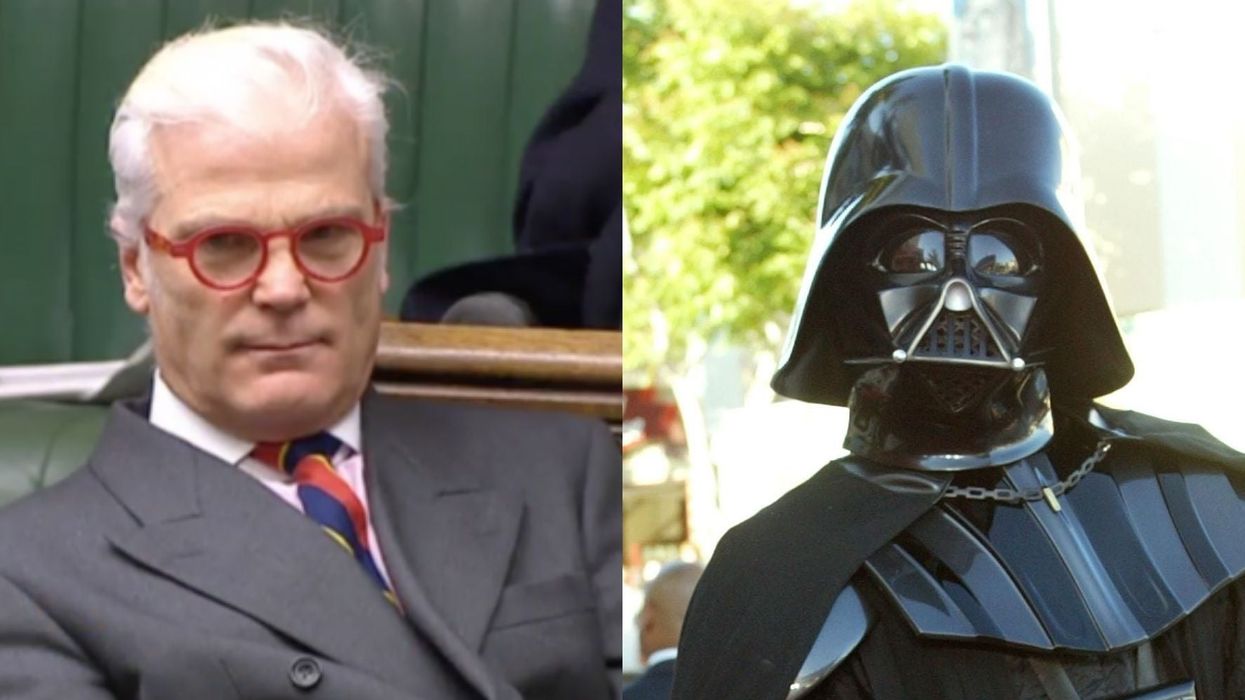 Tory MP Desmond Swayne compares wearing a mask to being 'like Darth Vader' in bizarre rant