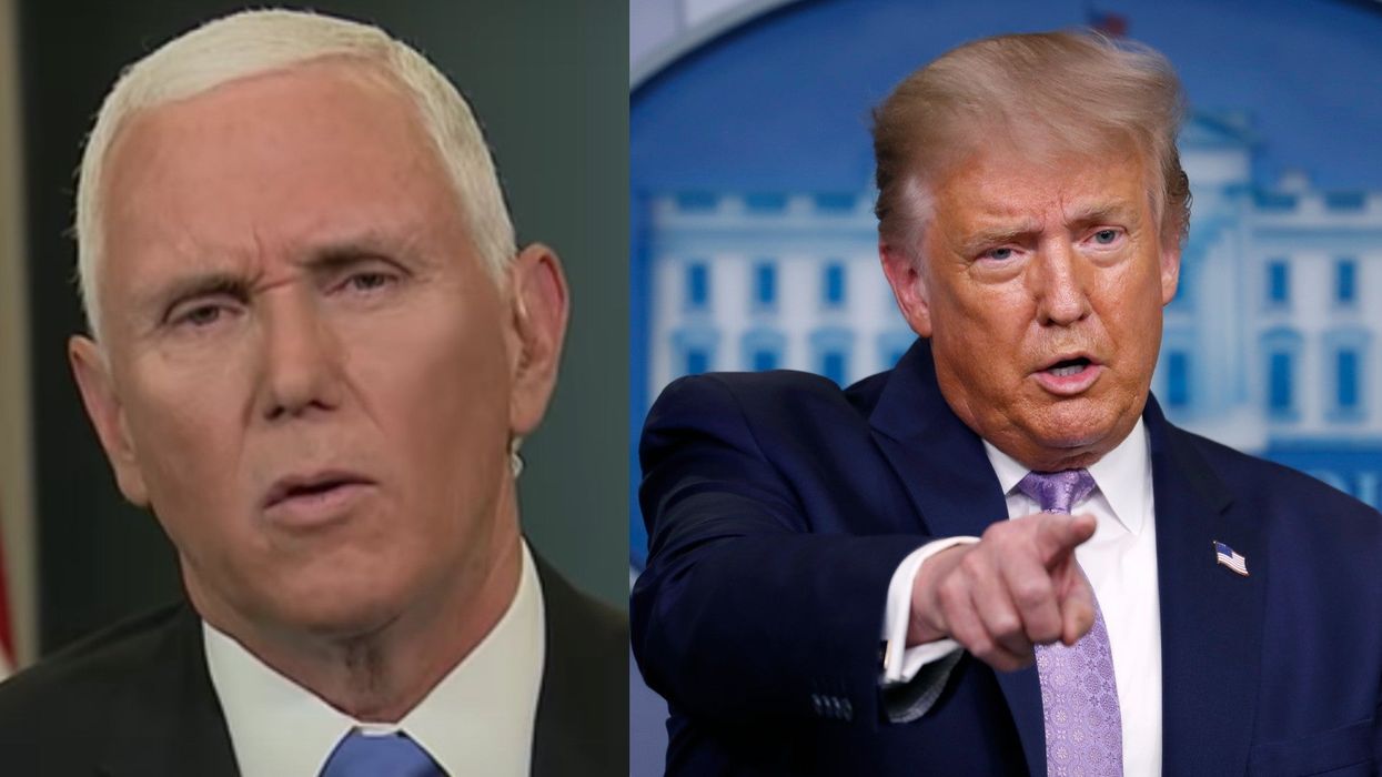 Mike Pence claims he's never heard of QAnon conspiracy theory Trump appeared to embrace