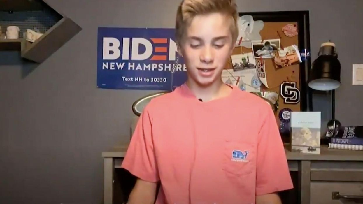 Teenage boy who stutters says Joe Biden made him 'feel more confident' in emotional video