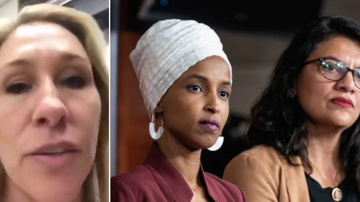 Republican candidate tries to get Muslim congresswomen to retake their oaths on a Bible