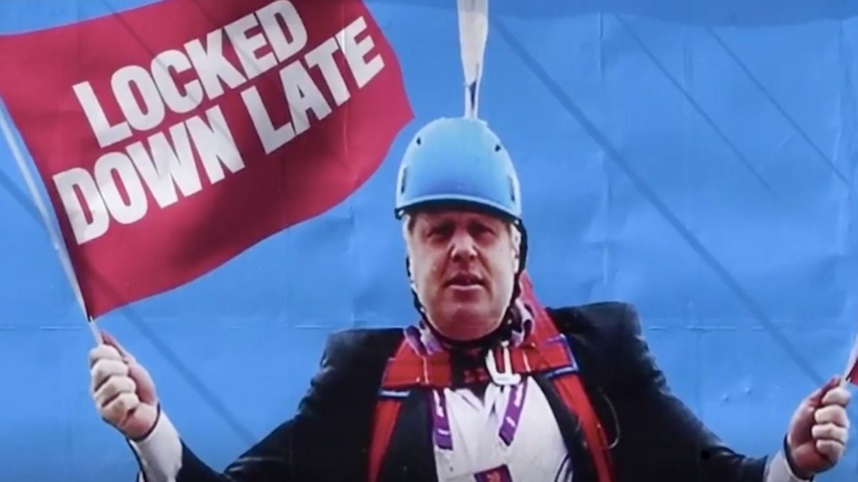 Led By Donkeys unveil astonishingly brutal billboard calling out Boris Johnson's incompetence