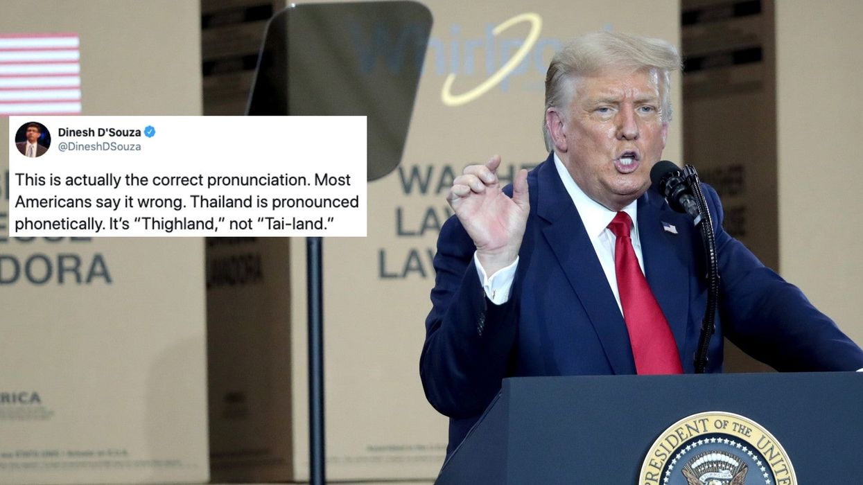 Trump supporter ridiculed after claiming 'Thighland' is how 'every English-speaking country' pronounces Thailand