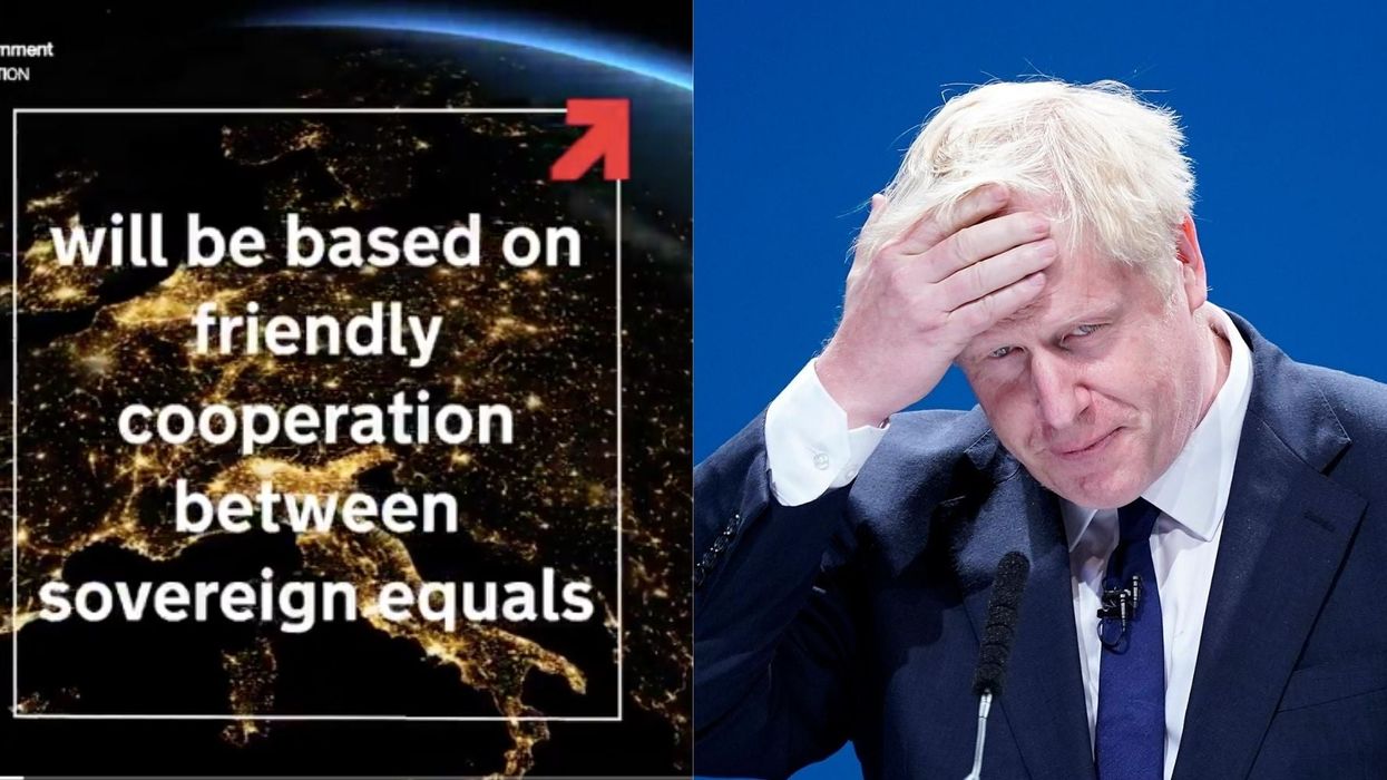 Tories ridiculed for absurd Brexit advert claiming the UK and EU are 'equals'