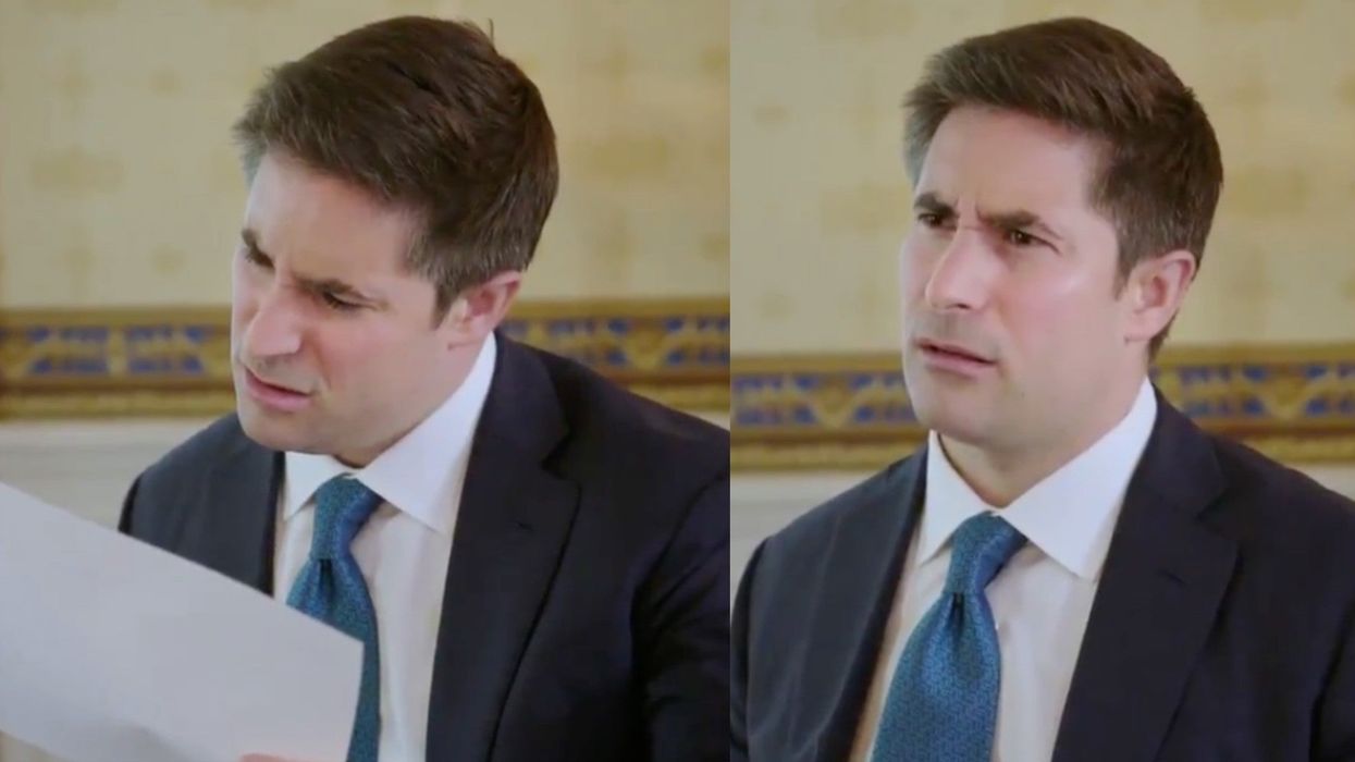 This reporter's reaction to interviewing Trump has become the ultimate meme