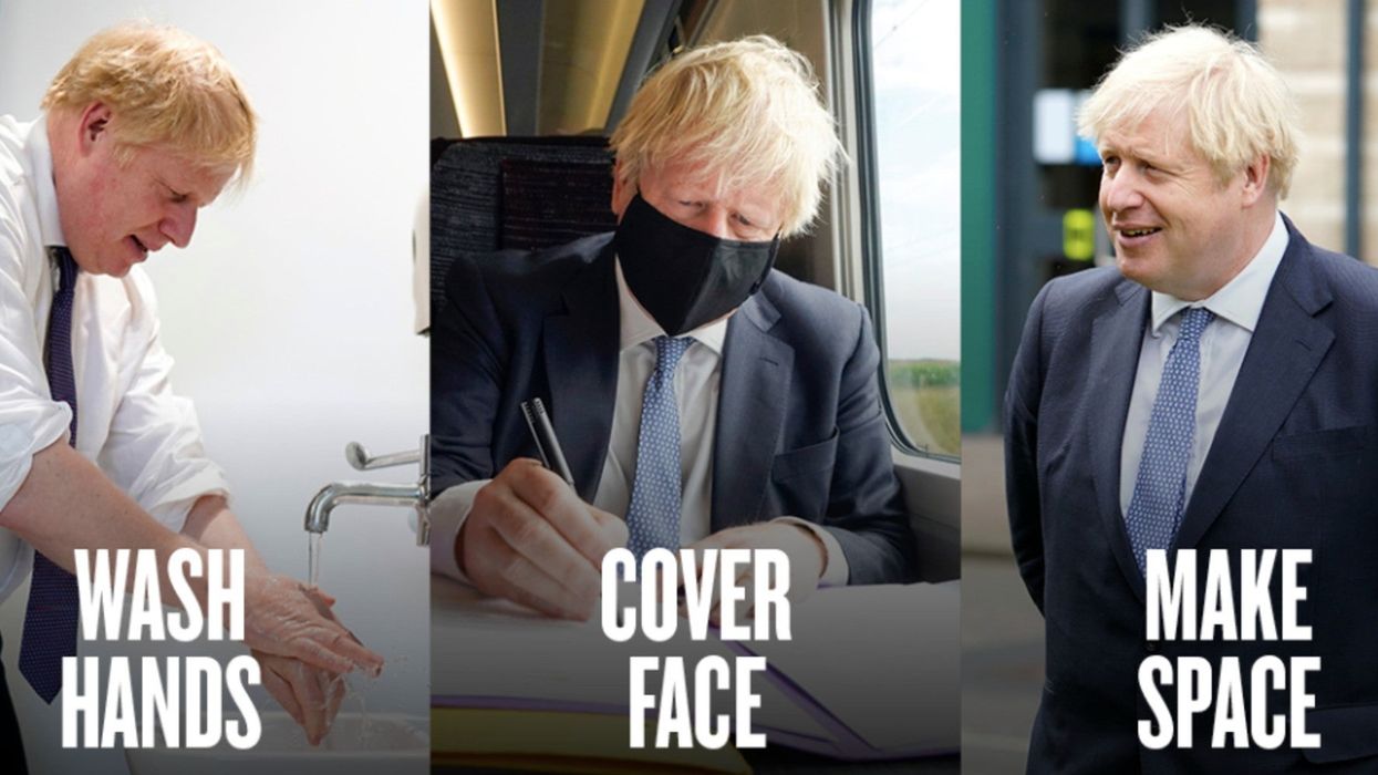 Boris Johnson's new coronavirus slogan has become an instant meme
