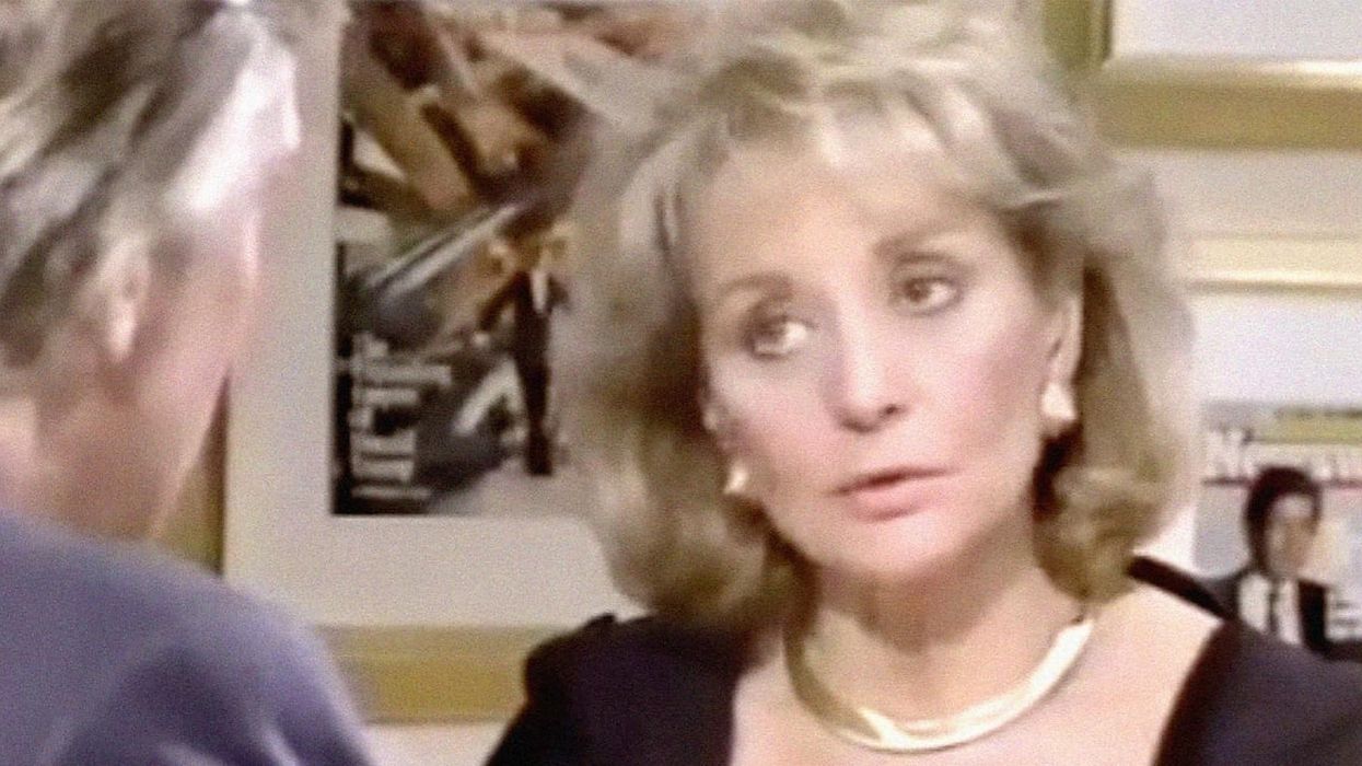 Barbara Walters perfectly shut down Trump in this 1990 interview and people think she's a hero