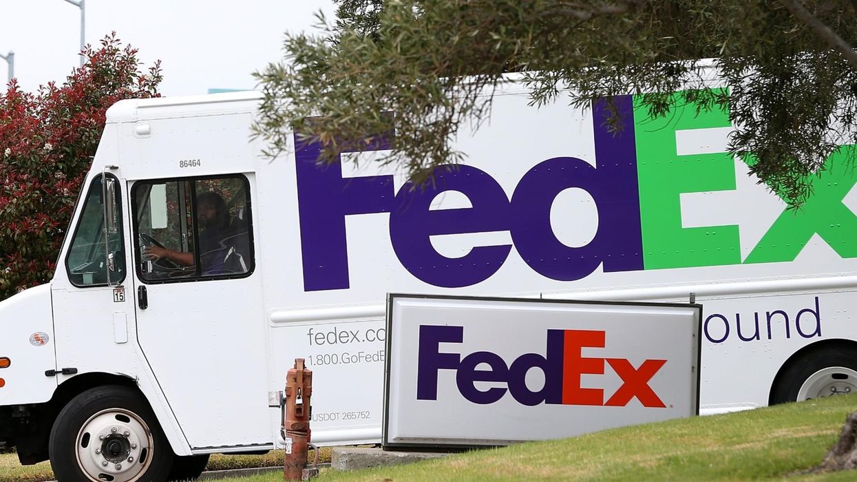 Outrage as video shows FedEx driver refusing to help elderly man with dementia who had fallen down