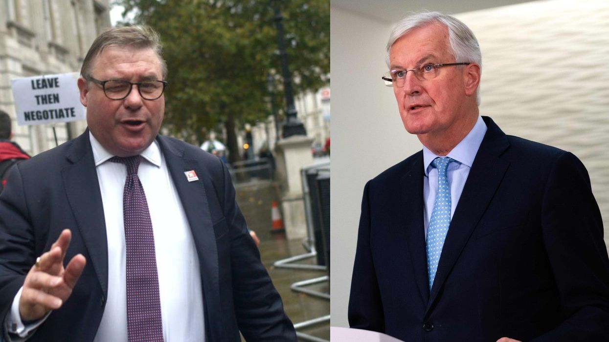 Mark Francois impersonates Michel Barnier's accent during interview about EU trade deal