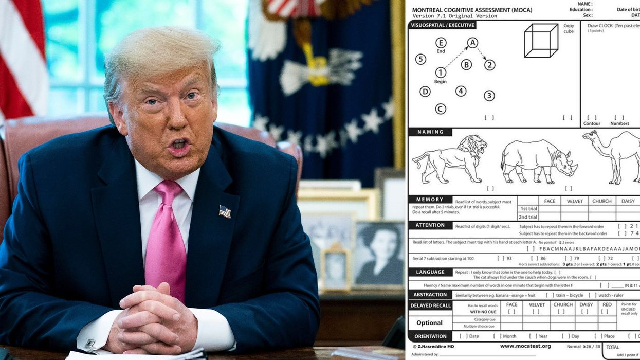 Can you pass the cognitive test that Trump is bragging about 'acing'?