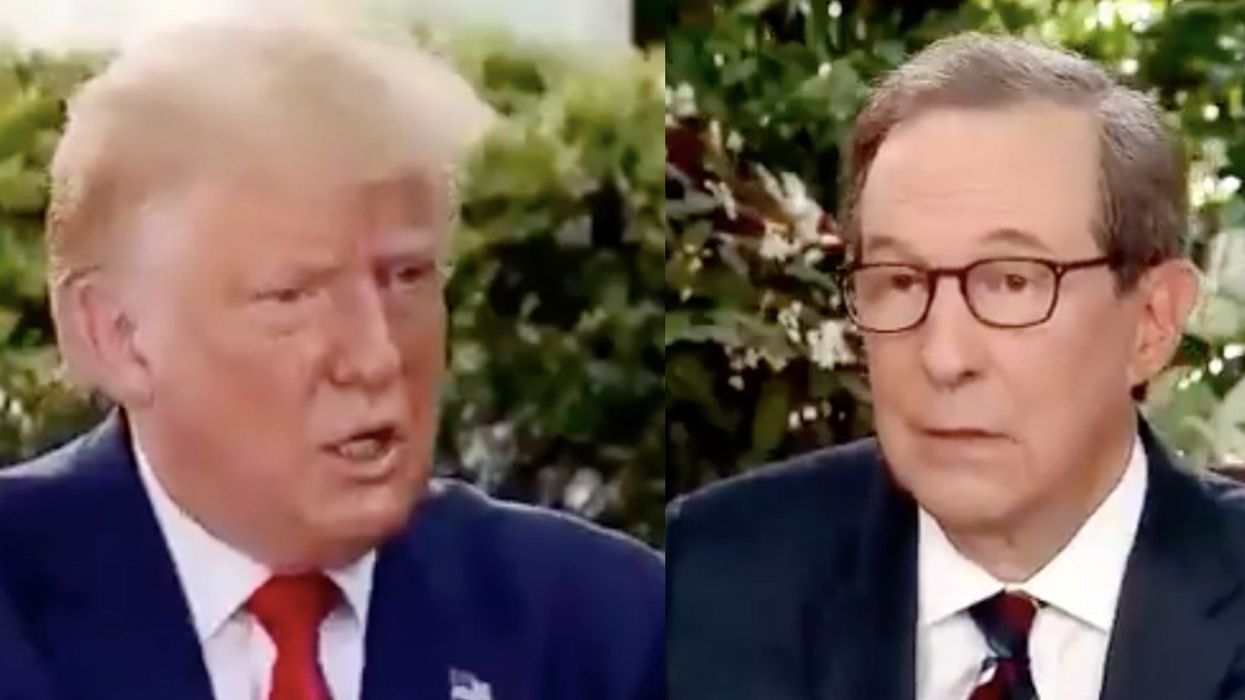 Republicans have put a laugh track over Trump's latest interview and the result is hilarious