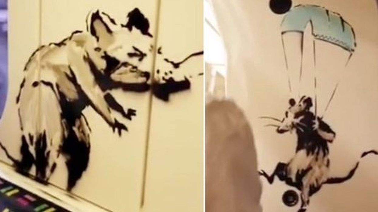 Banksy's latest artwork destroyed for 'vandalism' even though it could be worth millions