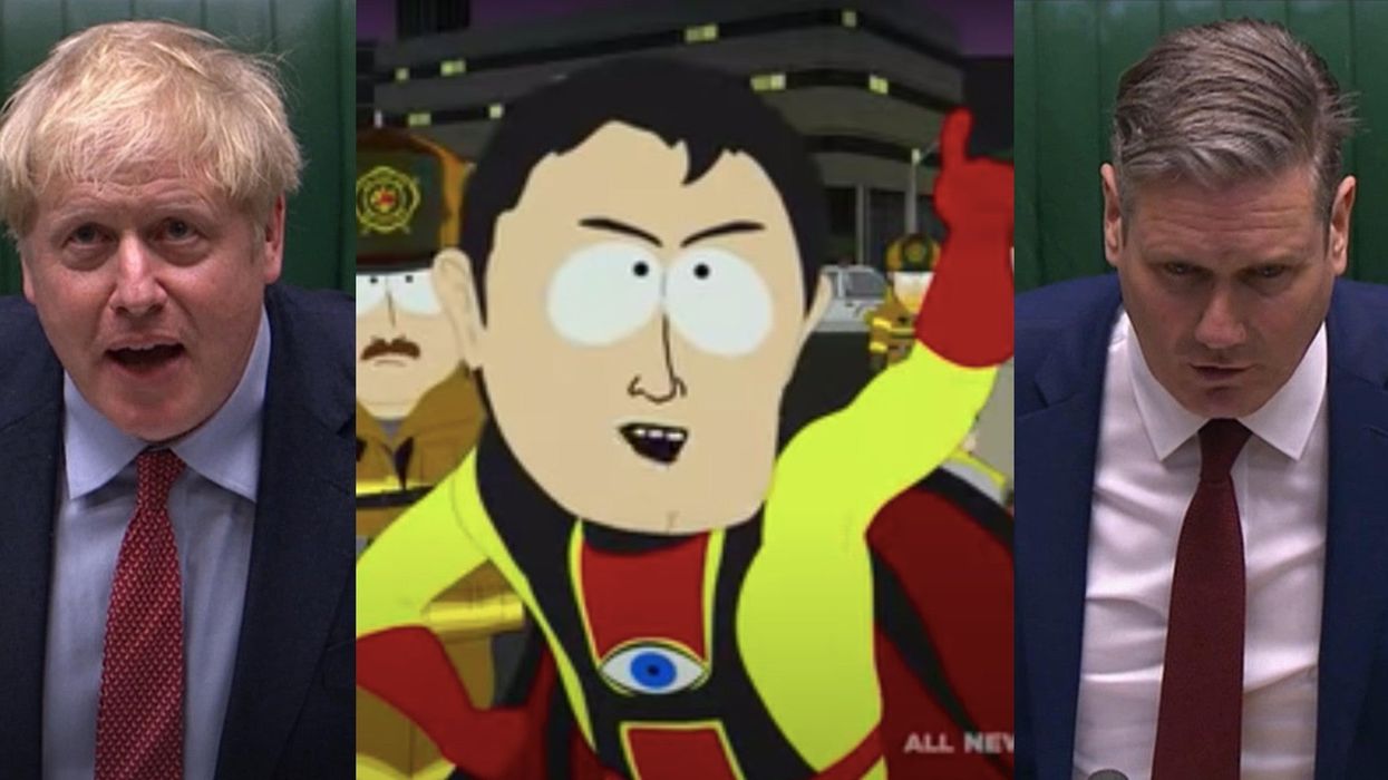 Keir Starmer just grilled Boris Johnson so badly that he accidentally resorted to South Park jokes